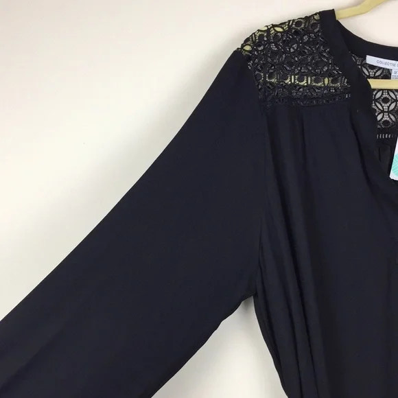 Collective Concepts - Britt Crochet Detail Shirt Dress - Picture 4 of 8